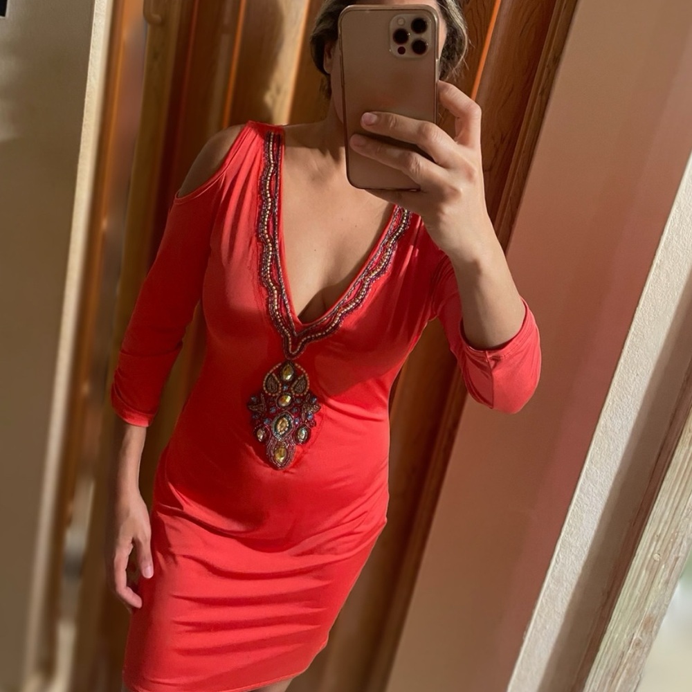 Elegant Beaded Women's Dress